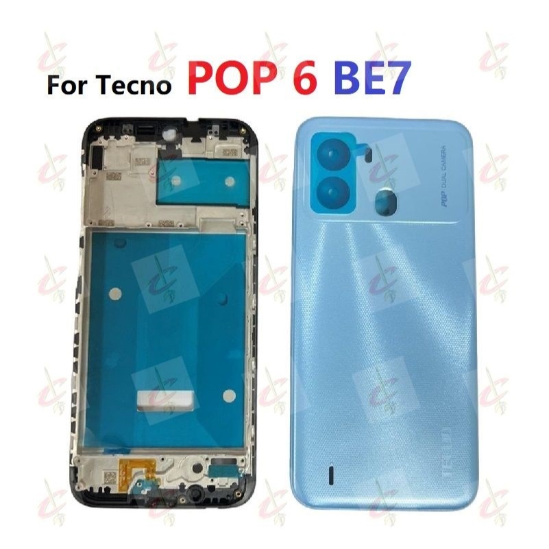 บอดี้ Body ฝาหลัง บอดี้กลาง สําหรับ Tecno POP 6 กรอบ LCD BE7
