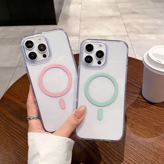 กรณีแม่เหล็กสําหรับOPPO Reno 15 15F 15C 14F 13F 12F 11F 14 13 12 11 10 9 8 8T 7 6 5 5K Pro Max Clearเคสโทรศัพท์