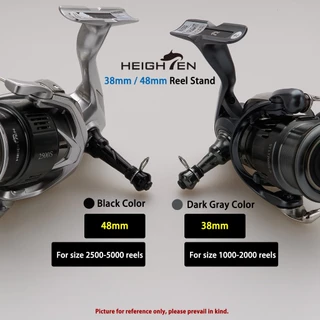 HEIGHTEN 38/48 มม. ขาตั้งสำหรับรอก Shimano Stella, Sephia และ Daiwa Fuego Caldia แบบสปินนิ่ง