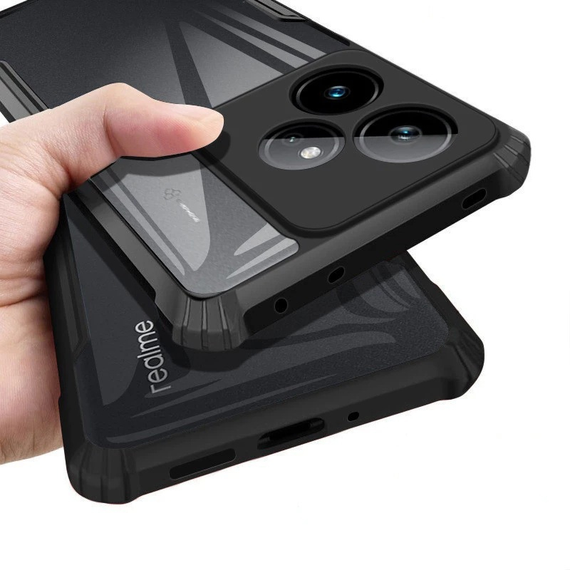 อะคริลิคกันกระแทกเคสโทรศัพท์ Realme GT 7 GT 7T 5G ฝาครอบโปร่งใสป้องกันกันชน Hard Case