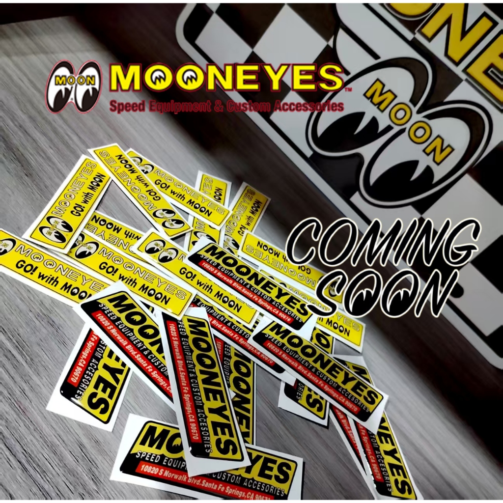3D สเตอริโอเจลอีพ็อกซี่เรซิ่น Mooneyes จัดแต่งทรงผมรถญี่ปุ่น JDM Racing รถสติกเกอร์ทั้งร่างกาย