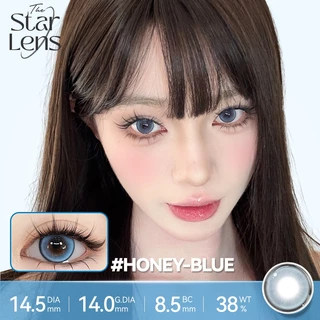 Starlens คอนแทค 10 ชิ้น /5 คู่ คอนแทคเลนส์รายวัน เลนส์สีม่วง DIA14.2-14.5 มม. ตาโต เลนส์สายตาสั้น (0.0~-8.0)