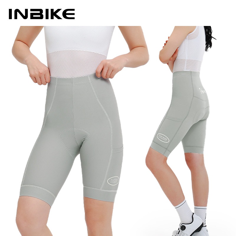 INBIKE 2025 ขี่จักรยานกางเกงขาสั้นผู้หญิงฤดูร้อนจักรยานสั้นกางเกงระบายอากาศฤดูร้อน จักรยานเสือภูเขา จักรยานเสื้อผ้า