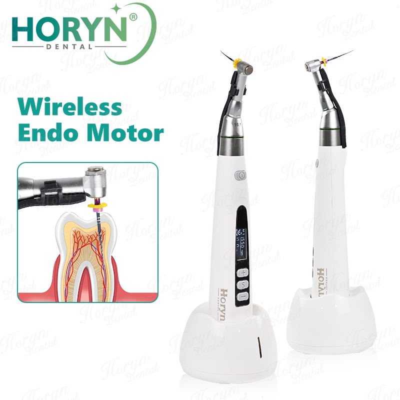 ไร้สายทันตกรรม EndoMotor 16:1 Reduction Contra มุมอุปกรณ์ 9 โหมด Endodontic Treatment Root Canal Therapy เครื่องมือ