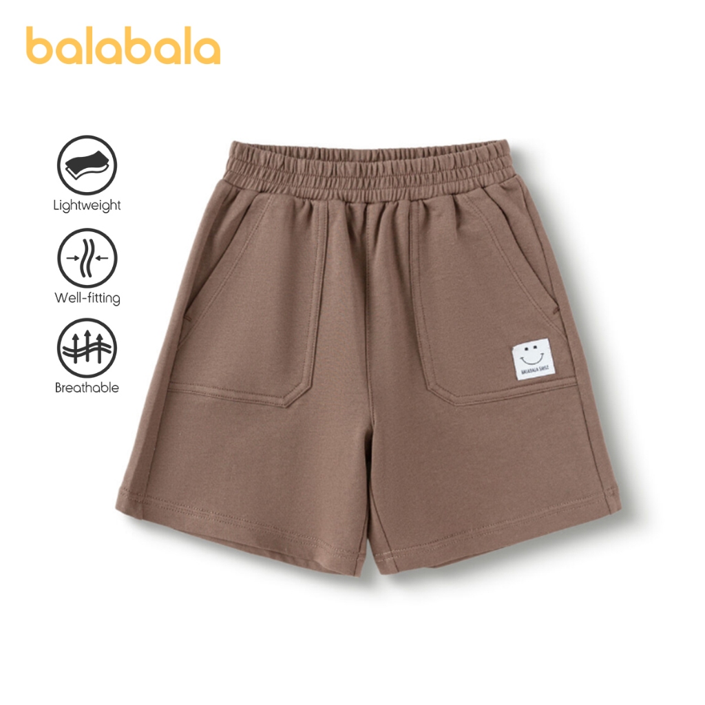 บาลาบาลา เด็กกางเกงเด็กทารกกางเกงลําลองเด็กกลางกางเกงผ้าฝ้าย 2025 ฤดูร้อนใหม่