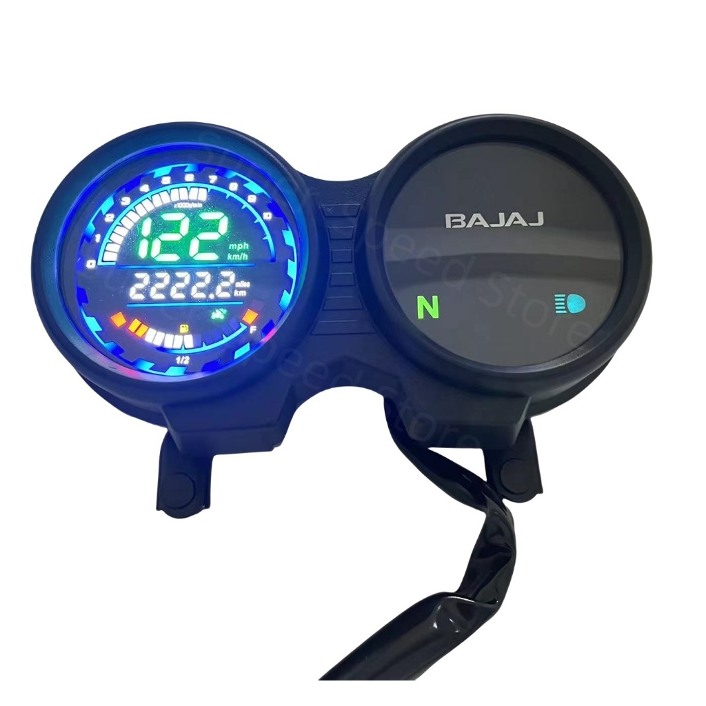 เครื่องวัดความเร็วดิจิทัล LED สําหรับรถจักรยานยนต์ BAJAJ BOXER CT125 CT150 CT100 CT110 Kawasaki CT12