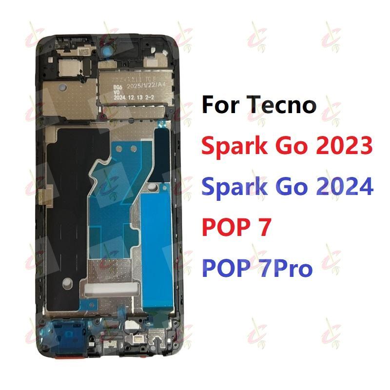 กรอบหน้าจอ LCD(กรอบจอ) สําหรับ Tecno Spark Go 2023 Pop 7 Pro BF7 BF7n BF7h BF6