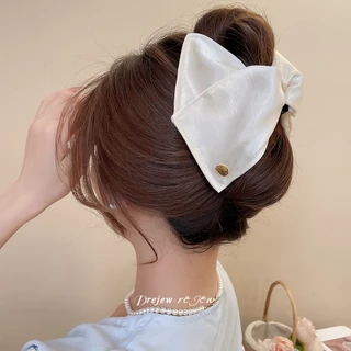 drejew อะคริลิคผ้าซาตินทรงสามเหลี่ยม กริปเปอร์คลิป ผมอ่อนโยน สำหรับผู้หญิง