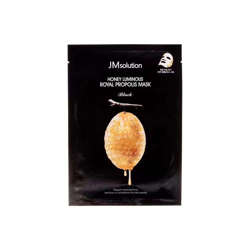 JM Solution Royal Propolis Mask 10 ชิ้น, มาส์กปฐมพยาบาลบํารุงหรูหรา