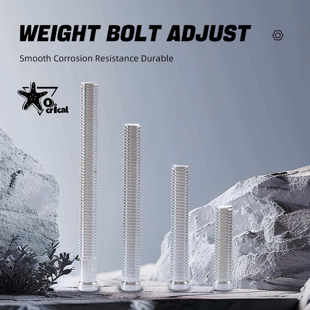Crical Weight Bolt ปรับ 1.2/1.8/2.5/3.0OZ 4 ชิ้นชุดน้ําหนัก Bolt ปรับอุปกรณ์เสริมบิลเลียด