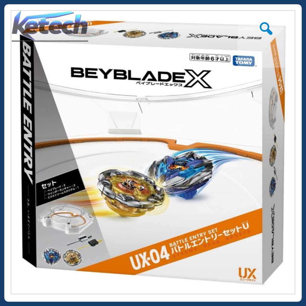 Takara Tomy Beyblade X UX04 Dragon Sword Starter Arena Set