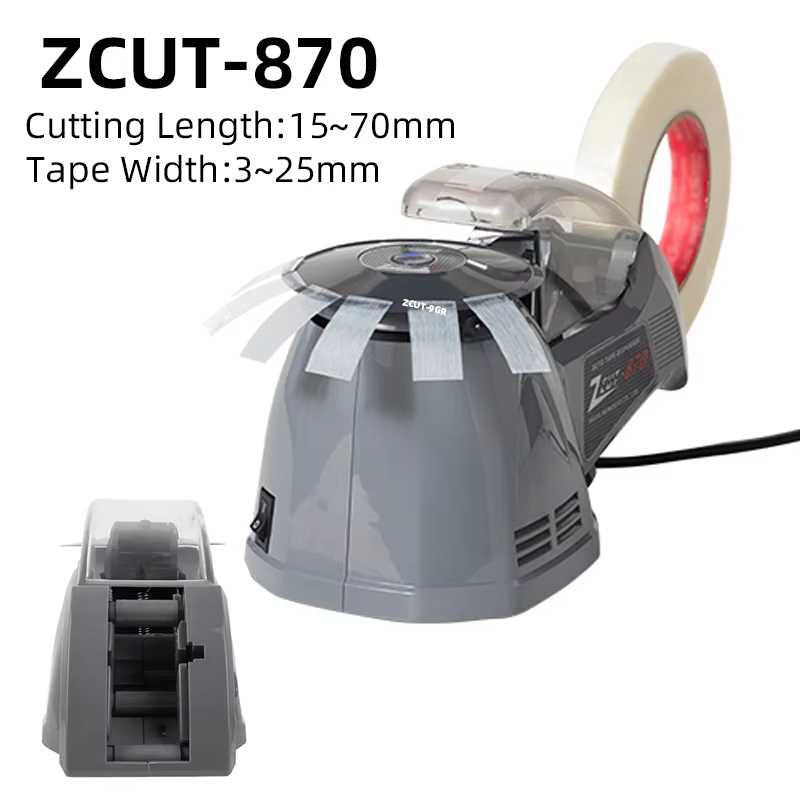 ZCUT-870 เครื่องตัดเทปกาวเซ็นเซอร์อินฟราเรดอัตโนมัติเทปกาวเครื่องตัด ZCUT-870 เครื่องตัดเทป