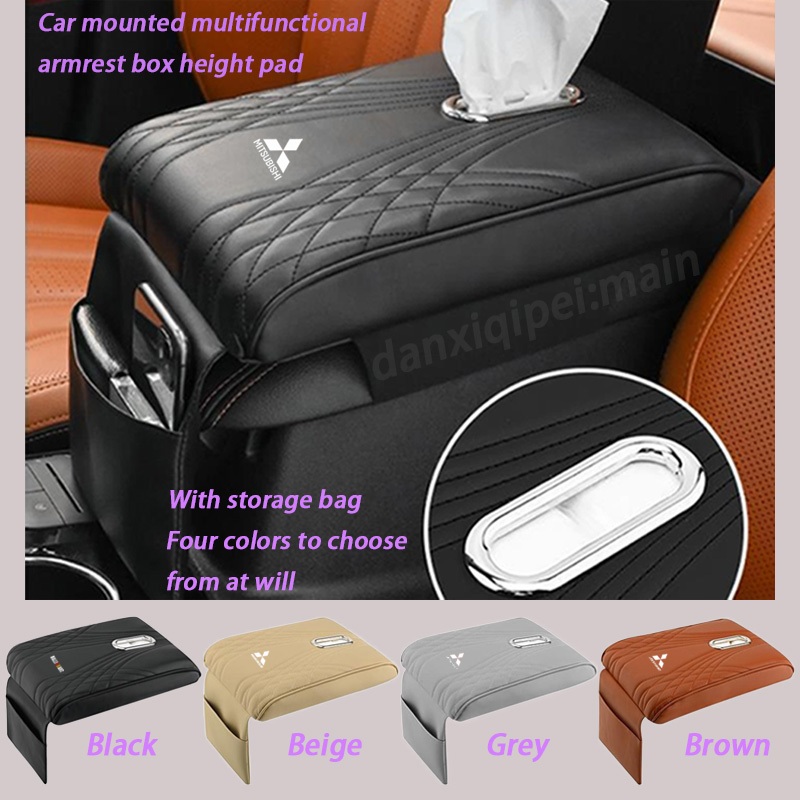 Mitsubishi Car ติดตั้งที่วางแขนมัลติฟังก์ชั่นกล่องความสูง pad เหมาะสําหรับ Attrage Mirage G4 Triton 