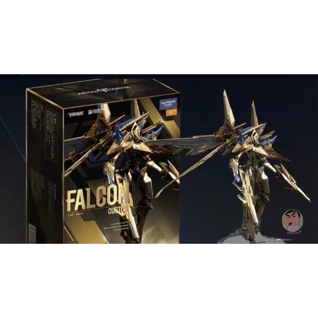 Moshow X Mecha BREAK Illustrious Class UBP-R02T FALCON Mecha Glod  limited edition Action Figure