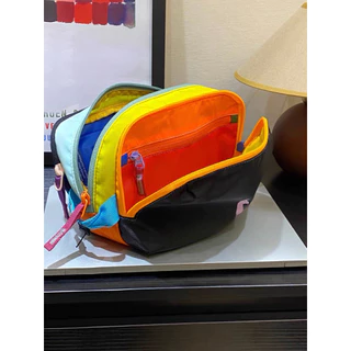 [ขายดี] T&B กระเป๋าเครื่องสําอางมัลติฟังก์ชั่นความจุขนาดใหญ่ Travel Vacation Toiletry Storage Bag พร้อมหลายชั้น #2506