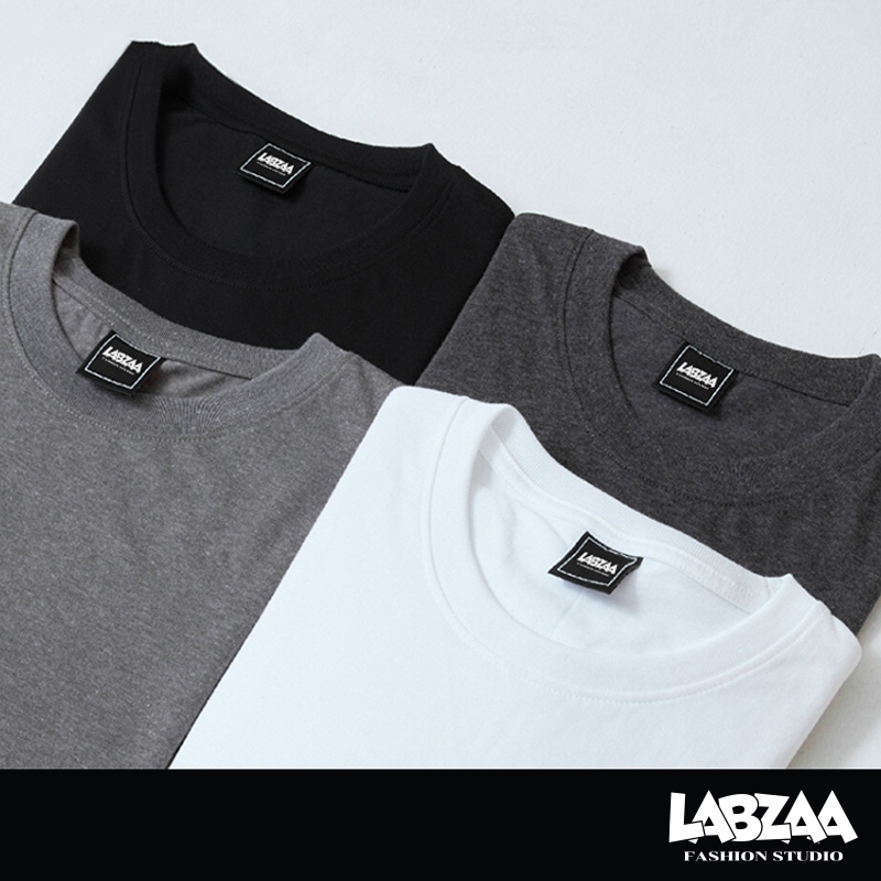 (จัดส่งตลอด 24 ชั่วโมง) เสื้อยืดแขนสั้น ทรง Oversize ใส่สบาย ดีไซน์มินิมอล ไม่ต้องรีด ผ้ายับยาก YG0