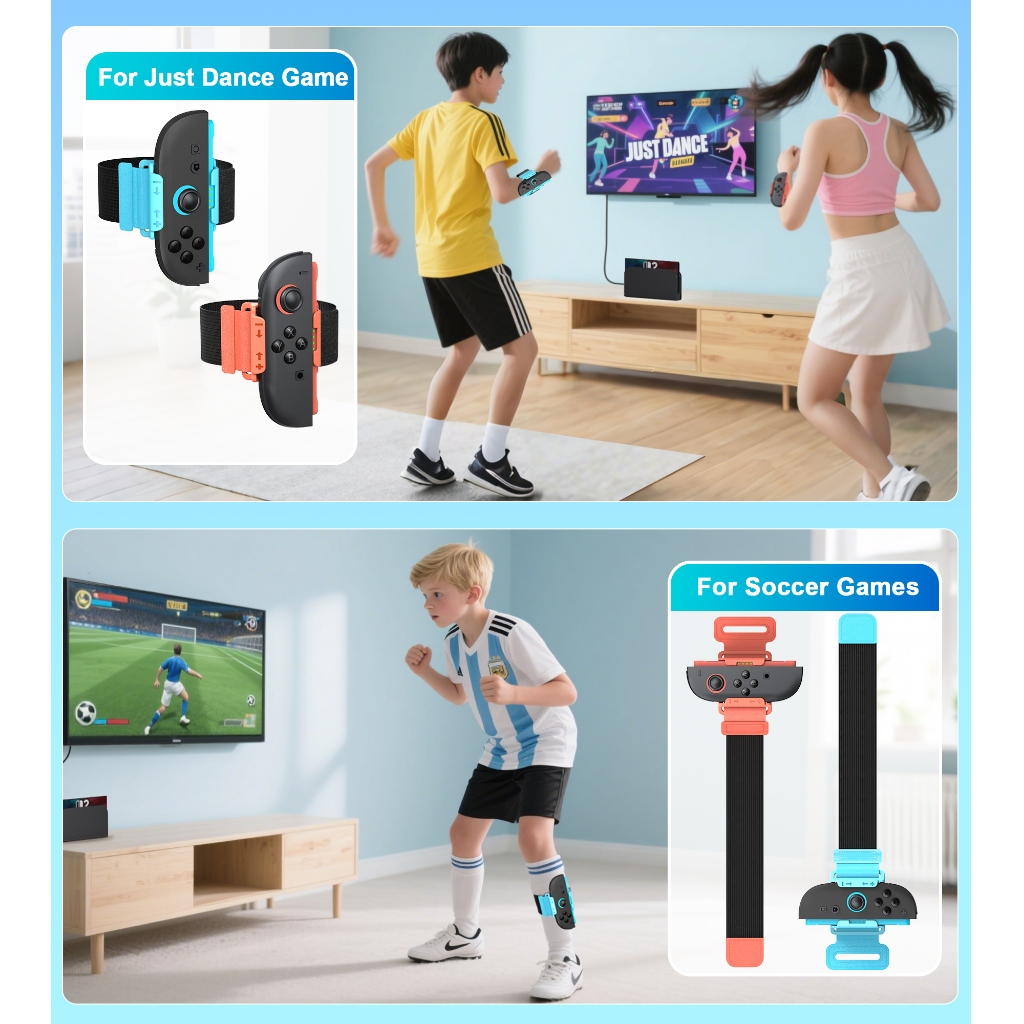 ส่งสินค้า24ชั่วโมง  Dobe TNS-2025 Switch2 เกมส์กีฬา 15ชิ้นใน1 อุปกรณ์เสริม แฮนด์เกร็บ+Connector ราคา ถูกที่สุด ดีลบีเคเค แกลเลอรีภาพที่ 6