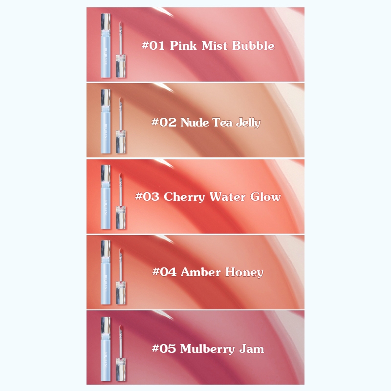 BOQILYNE ลิปกลอสโปร่งแสง กันน้ำไม่หลุด ไม่เหนียวไม่แห้ง ราคา ถูกที่สุด ดีลบีเคเค แกลเลอรีภาพที่ 3