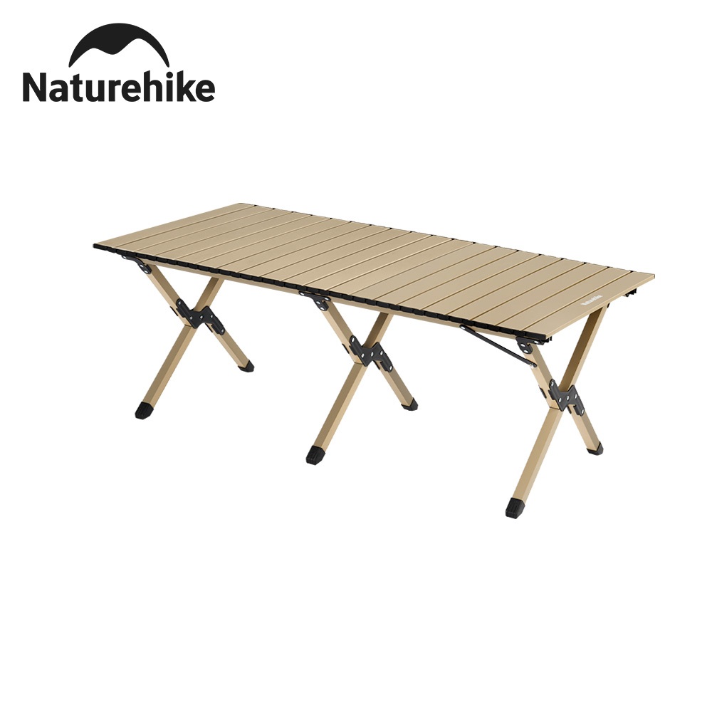 Naturehike กลางแจ้งดาวเจน ที01โต๊ะม้วนไข่ตั้งแคมป์โต๊ะพับแบบพกพาทําความสะอาดง่ายโต๊ะปิกนิก