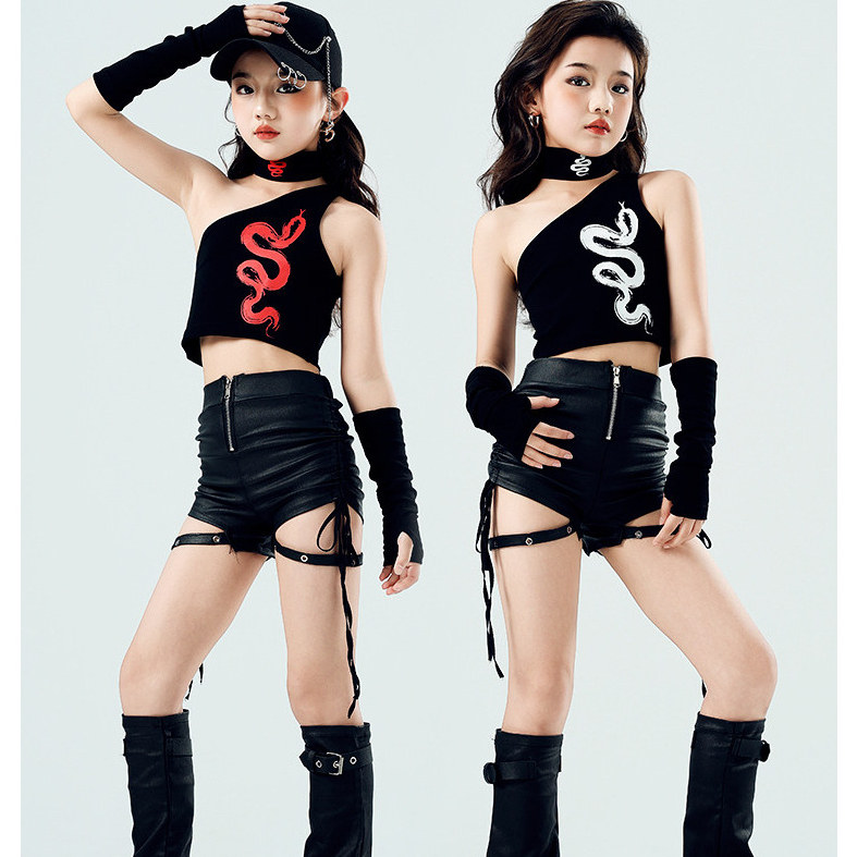 ชุดเต้นเด็ก ชุดเต้น เด็กผู้หญิง ชุดเต้นรํา ชุดแดนเซอร์ ชุดฮิปฮอป ชุด Cover Dance ชุดซ้อมเต้น ชุดเซ็ทเด็ก กางเกง Hiphop