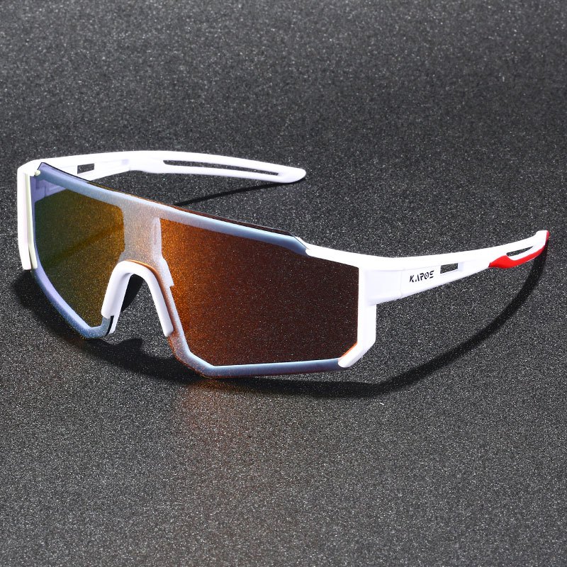 KAROS แว่นกันแดดกีฬาป้องกันแสงสะท้อน ผู้ชายและผู้หญิง ขี่จักรยาน ปีนเขา ตกปลา เทนนิส กันลม ทราย แว่นสายตา UV400