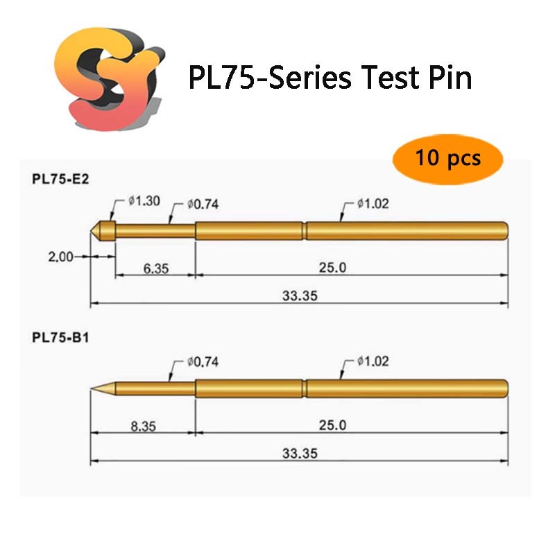 [อุปทานสต็อกพร้อม] 10 ชิ้น Probe PL75-Series Test Pin A/H/J/LM/Q1/Q2 Test Pin PCB Spring Pin