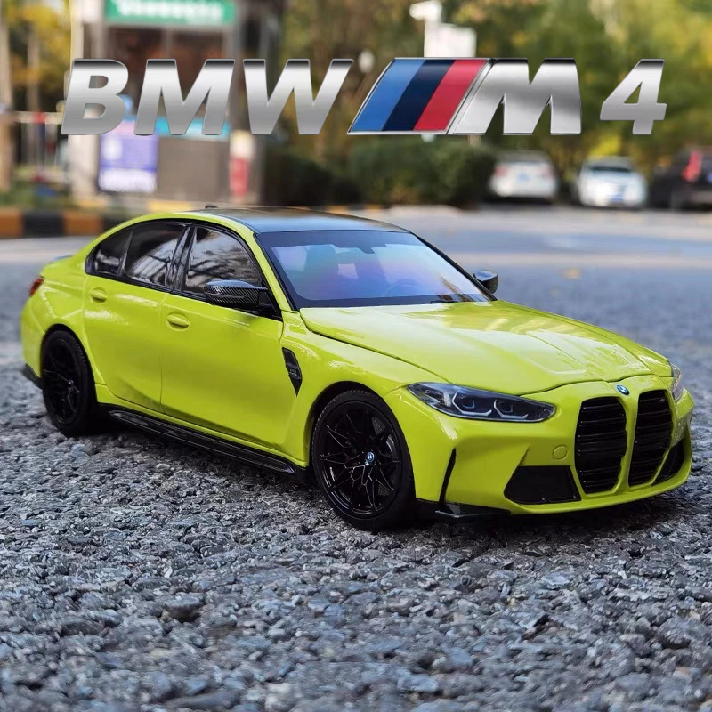 1:24 BMW M4 IMโลหะผสมMiniatureรถDiecastโลหะขนาดรถรุ่นSound & Lightจําลองคอลเลกชันของเล่นเด็กรถ