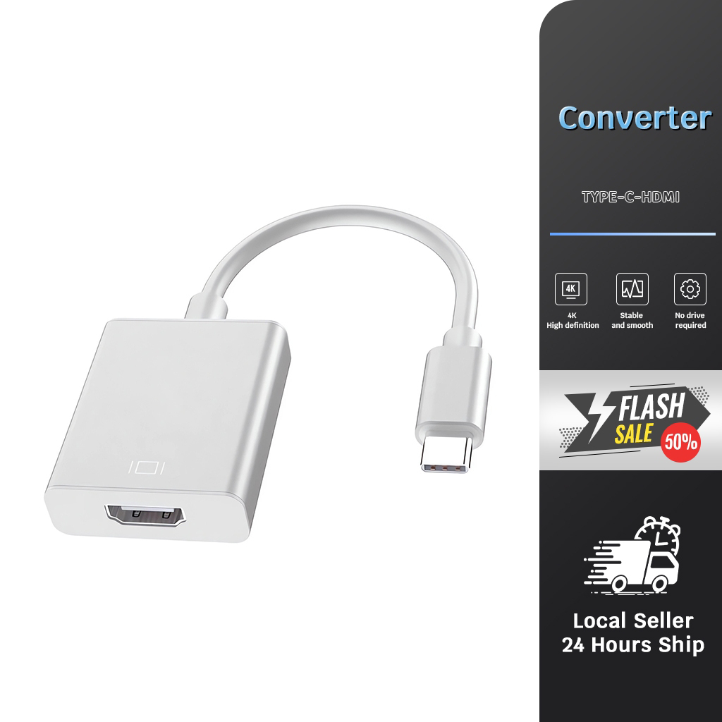 แปลง Type c to HDTV/HDMI 4K USB C to HDMI