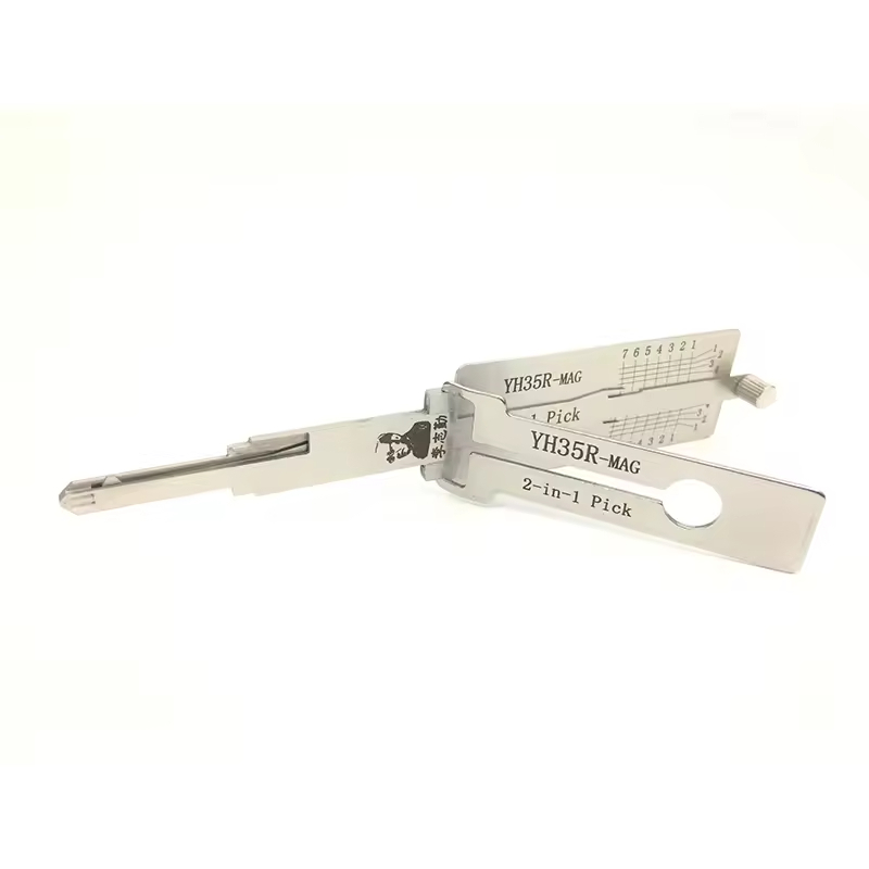 Original LISHI YH35R-MAG YH35R MAG สําหรับ Yamaha Moto ขวา Groove 2 ใน 1 รถจักรยานยนต์มอเตอร์ล็อค Sm