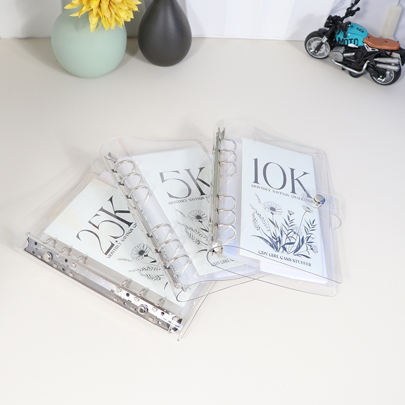 หนังสือออมเงิน, ท้าทายเงิน 12 เดือน, การจัดเก็บข้อมูลเงินสดและบันทึกที่ระลึกคงที่, การออกแบบเครื่องผูกแบบพับได้ - รูปที่ 2