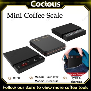 Mini Coffee Scales เครื่องชั่งกาแฟขนาดเล็ก หน่วยจับเวลากาแฟแ…
