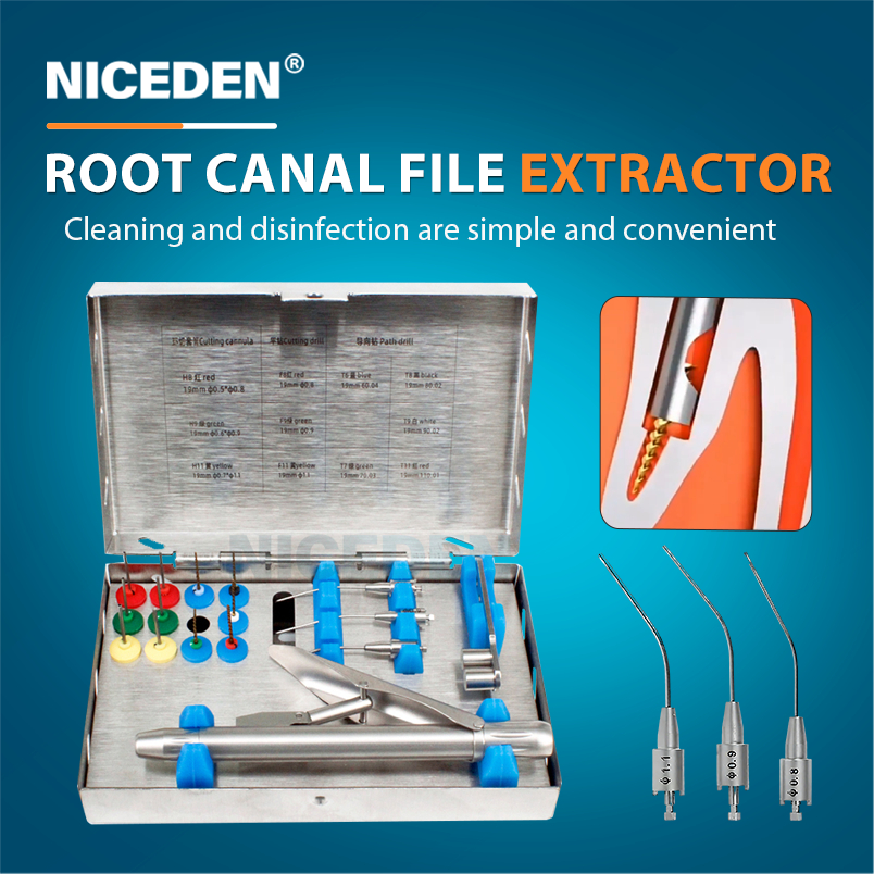 Niceden Endo ชุดเครื่องมือถอดไฟล์หัก Root Canal File Extractor