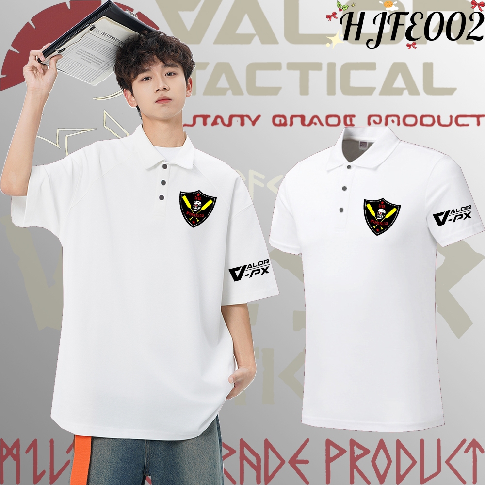 Valor PX - Tuentham Tactical POLO T-Shirt ผ้า Cotton 100% ใส่ได้ ทั้ง ชาย ใส่สบาย ไม่หด ไม่ย้#03