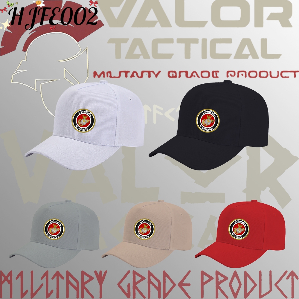 Valor PX - Tuentham Tactical อัลบั้มเพลง พิมพ์ลายโลโก้ ผ้าหนา กันแดด กันลม หมวก Outdoor hat#01