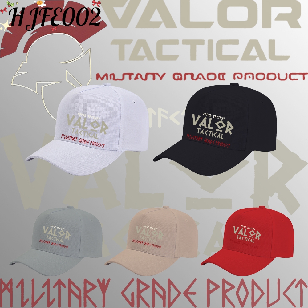 Valor PX - Tuentham Tactical อัลบั้มเพลง พิมพ์ลายโลโก้ ผ้าหนา กันแดด กันลม หมวก Outdoor hat#04