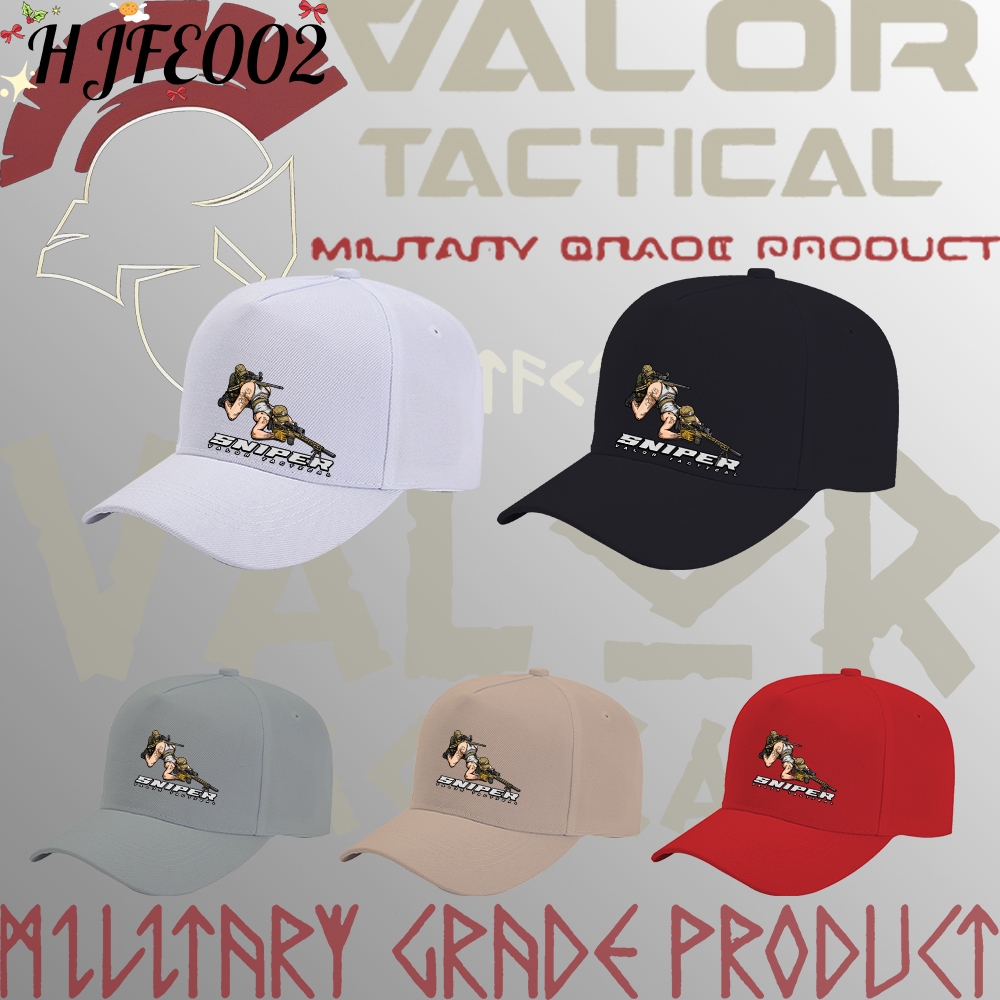 Valor PX - Tuentham Tactical อัลบั้มเพลง พิมพ์ลายโลโก้ ผ้าหนา กันแดด กันลม หมวก Outdoor hat#05