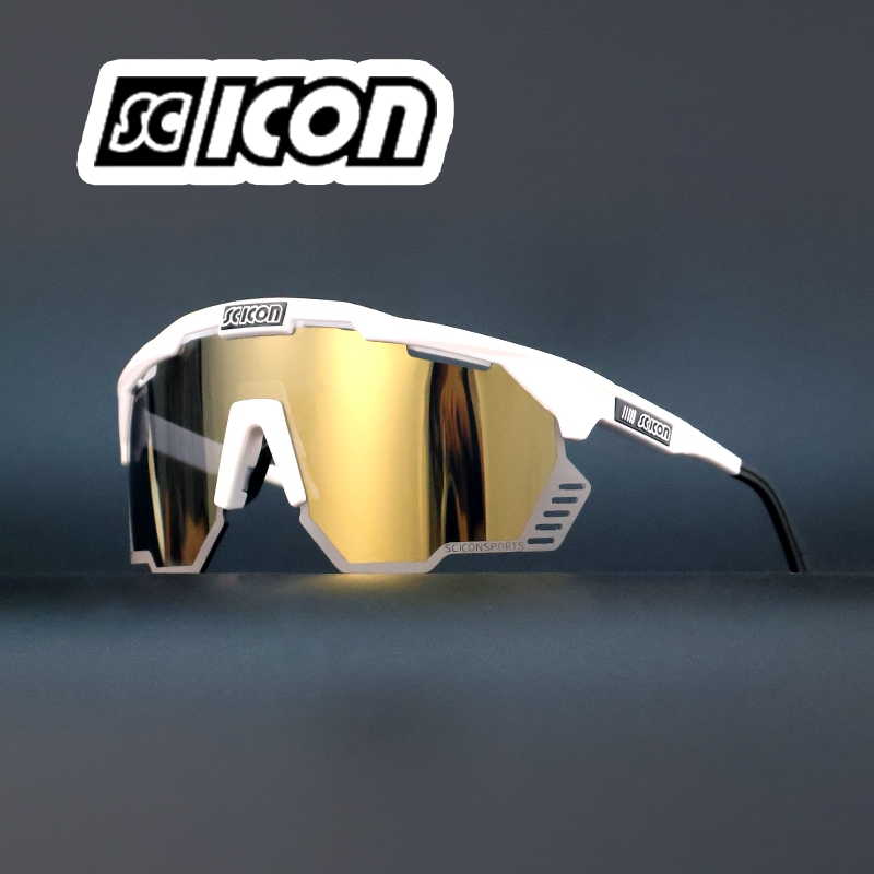 SCICON AEROSHADE KUNKEN แว่นตากีฬาสำหรับปั่นจักรยาน, ตกปลา, และวิ่งกลางแจ้ง ป้องกันUV400 สบายตา