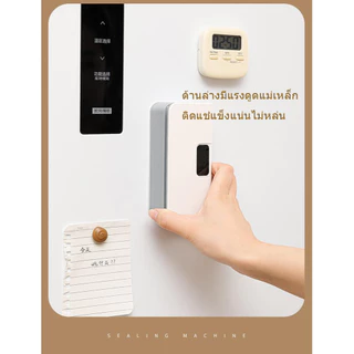 เครื่องซีลถุงพลาสติกแบบพกพา-ซีลความร้อน2-ใน-1พร้อมจอแสดงผล6เกียร์ใบมีดสปริงหลังในตัวสิ่งที่แนบมาแม่เหล็กและชาร์จ พิมพ์-ค