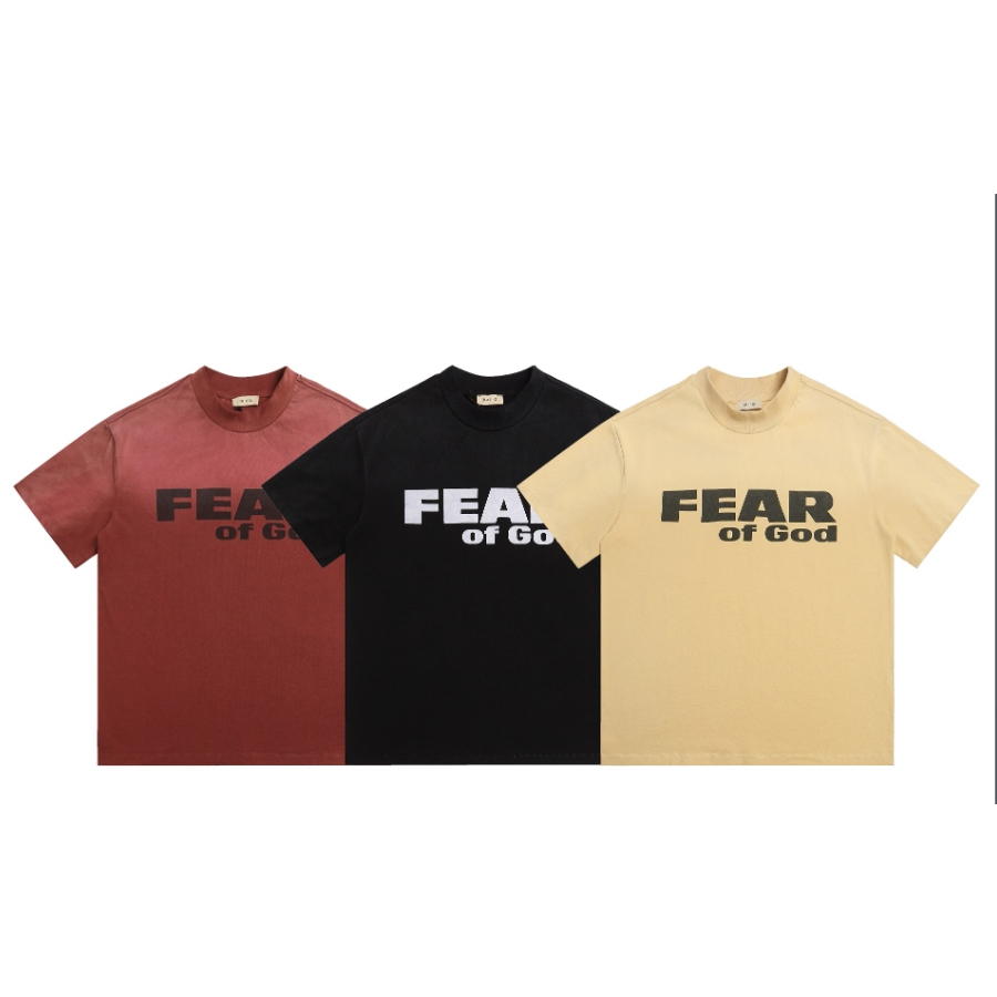 Eternal High Street Washed Old Fear Vanishes Limited Edition เสื้อยืดแขนสั้นพิมพ์ลาย