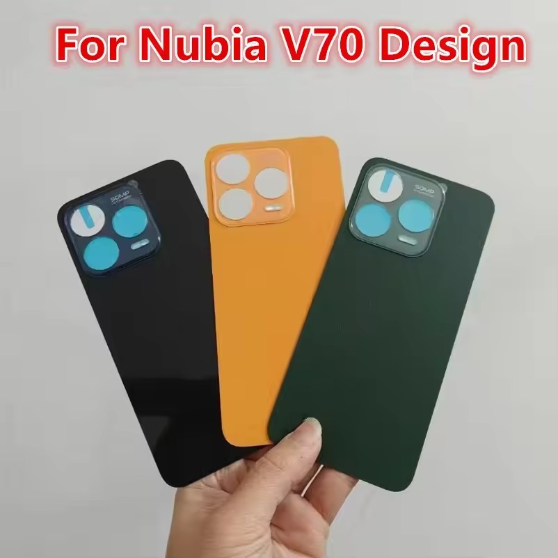 ด้านหลังสําหรับ ZTE Nubia V70 ออกแบบแบตเตอรี่ฝาหลังซ่อมโทรศัพท์เปลี่ยนประตูกรณี