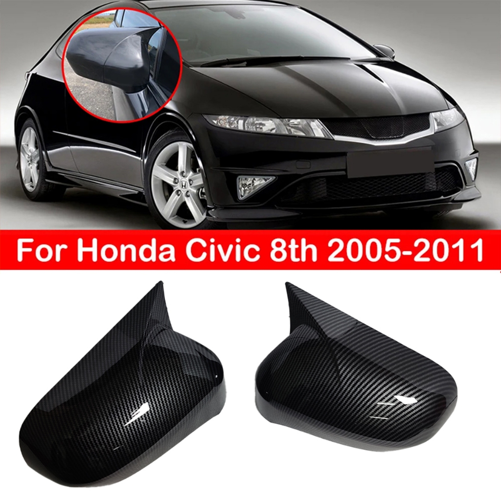สําหรับ ฮอนด้าซีวิค Honda CIVIC FD รุ่น8 2005 2006 2007 2008 2009 2010 2011 ฝาครอบกระจกมองข้าง ครอบ 