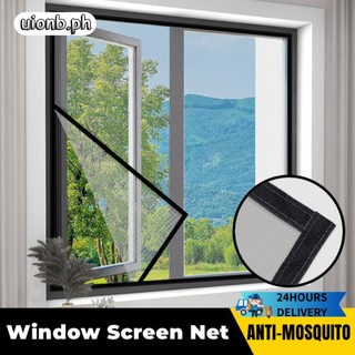 Mosquito Window Screen net Anti for Door Curtain Mesh Net Velcro Self-Adhesive Window Screen Insect
