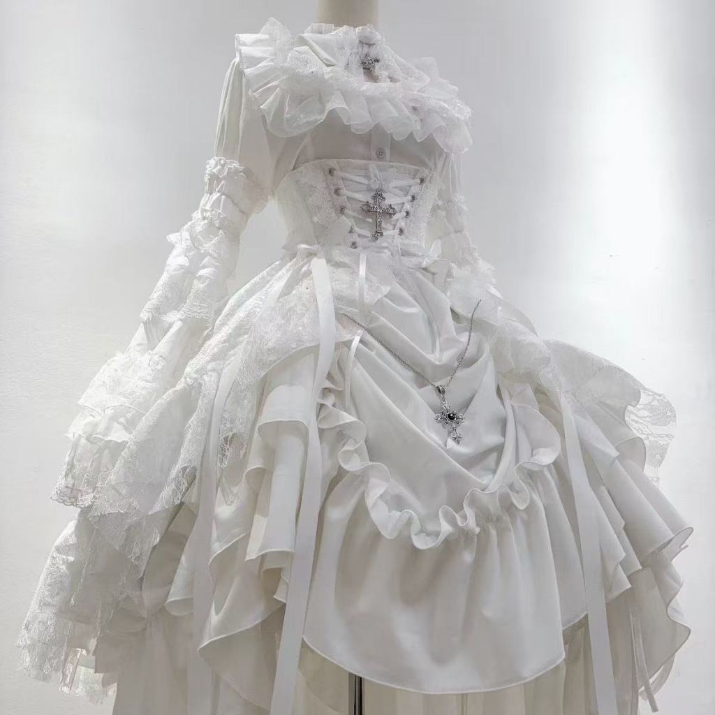 Eternal Taboo Dark Gothic Style MOLITA Set เสื้อแฟนสาว OS เสื้อผ้า Coswear