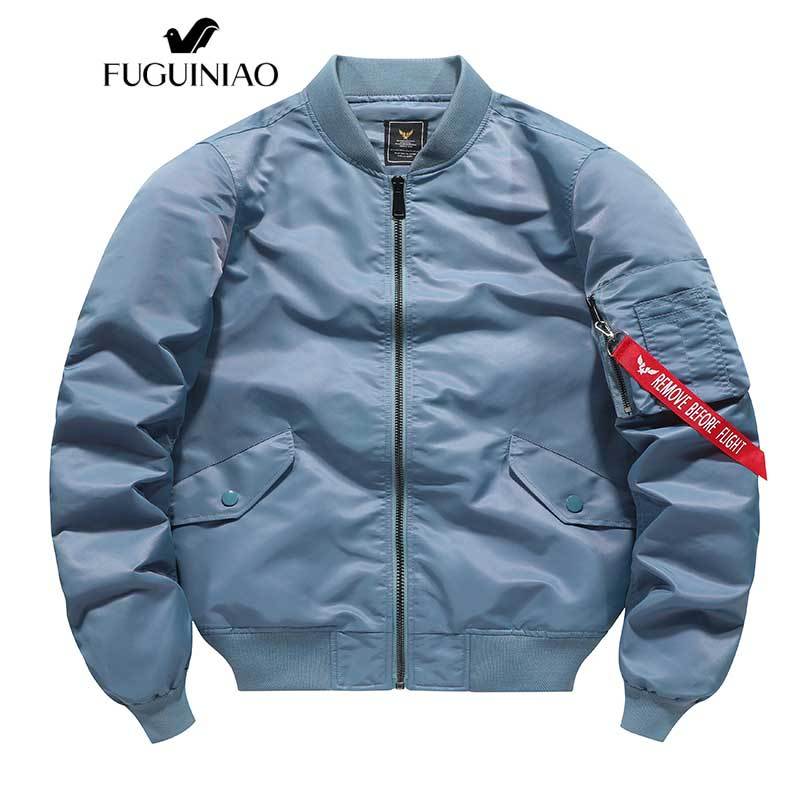 Fuguiniao Thin Four Seasons General Air Force MA1 เสื้อแจ็คเก็ตนักบิน