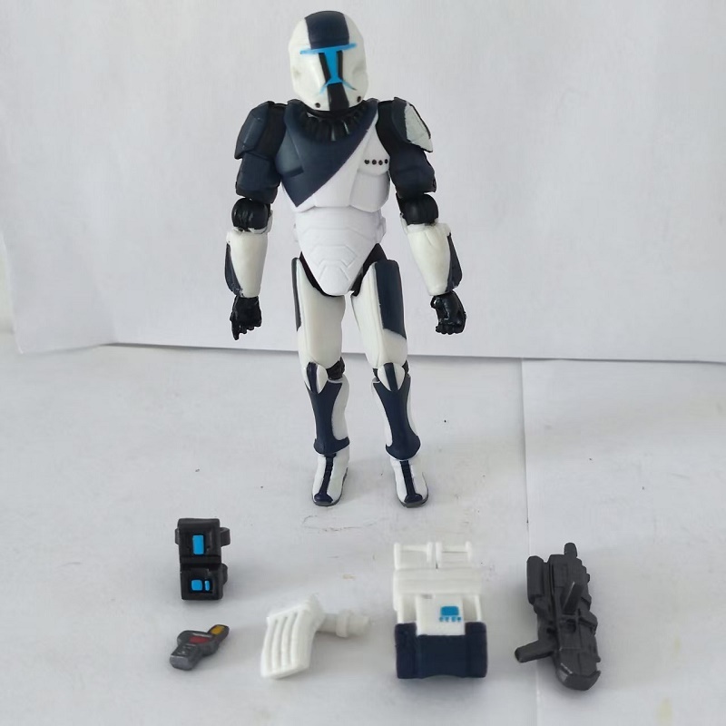 3.75"STAR WARS Legacy Evolutions FI SKIRATA Clone Commando Action Figure