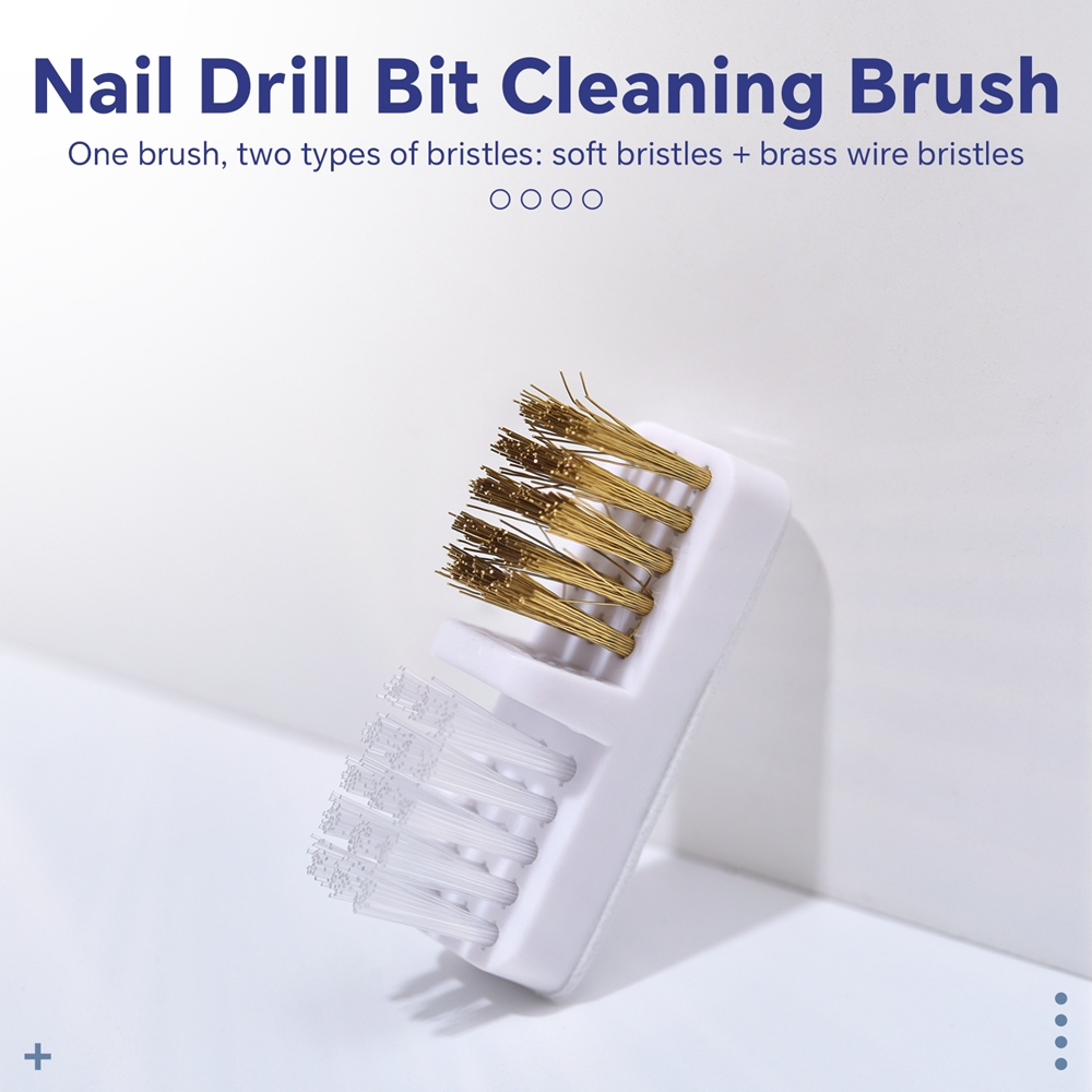 คาดส์ ดอกสว่านเจาะเล็บ แปรงทําความสะอาด เจาะเล็บ บิต ขนนุ่ม ขนลวดทองเหลือง แปรงทําความสะอาดเจาะเล็บแบบพกพา ดอกสว่านเล็บ แปรงฝุ่