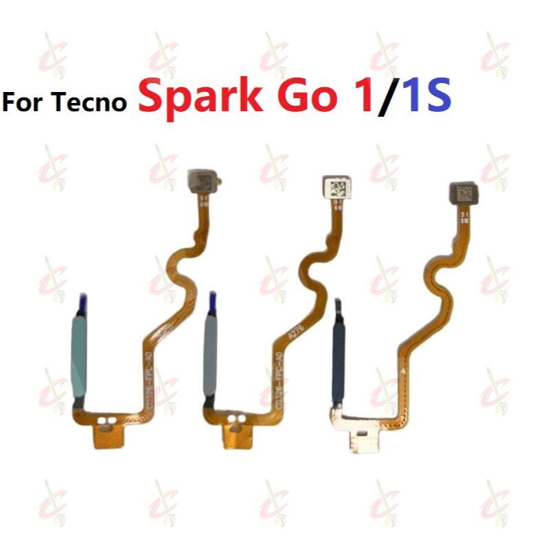 แพรสแกนนิ้ว ( Finger ) สําหรับ Tecno Spark go 1 1S ปุ่มไฟ flex KL4 KL4n