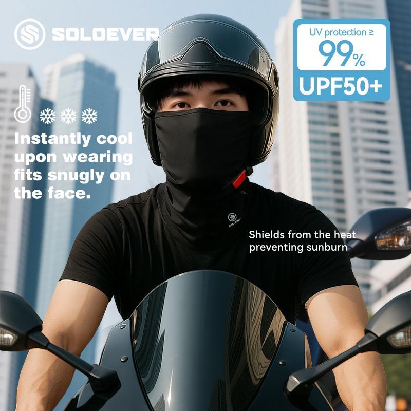 【TH Delivery】SOLOEVER หน้ากากกันแดด ระบายอากาศ แบบแห้งเร็ว สําหรับผู้ชายและผู้หญิง