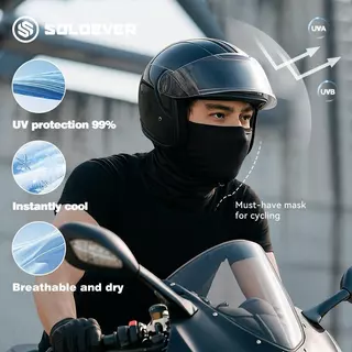 【TH Delivery】SOLOEVER หน้ากากกันแดด ระบายอากาศ แบบแห้งเร็ว สําหรับผู้ชายและผู้หญิง