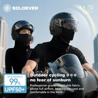 【TH Delivery】SOLOEVER หน้ากากกันแดด ระบายอากาศ แบบแห้งเร็ว สําหรับผู้ชายและผู้หญิง